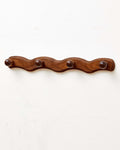 4Pack Walnut Wall Coat Hooks