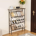 Narrow 4 Tier Metal Shoe Storage Rack