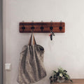 24" Dark Wash Pine Farmhouse Coat Rack