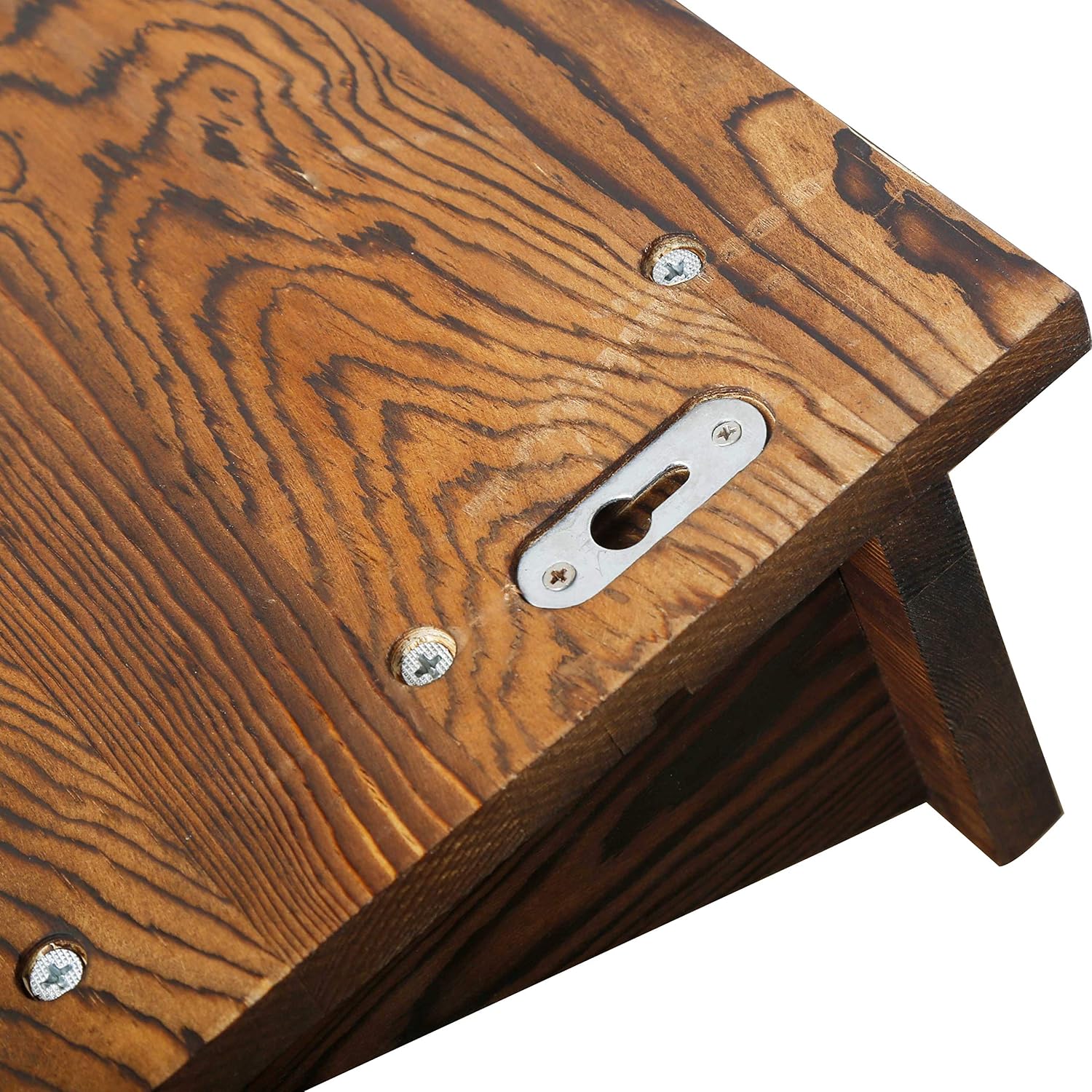34" Rustic Brown Wall Coat Rack Shelf